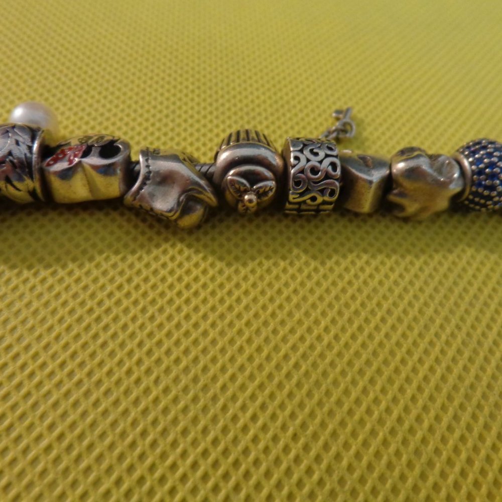 Stunning 20 piece Pandora Charm Bracelet